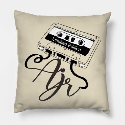 Ajr Limitied Cassette Throw Pillow Official Ajr Band Store