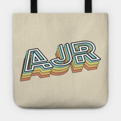 Ajr Retro Typography Faded Style Tote Official Ajr Band Store