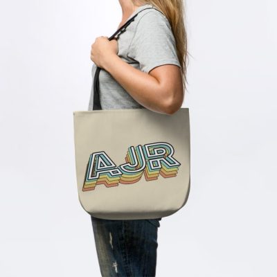 Ajr Retro Typography Faded Style Tote Official Ajr Band Store
