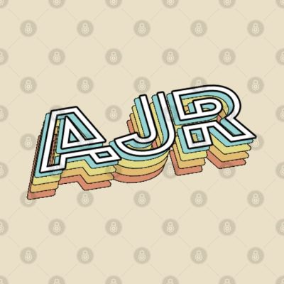 Ajr Retro Typography Faded Style Phone Case Official Ajr Band Store