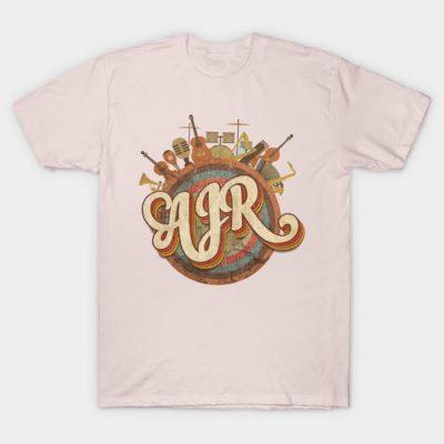 Music Designs Vintage Retro Ajr T-Shirt Official Ajr Band Store
