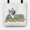 Ajr Retro Typography Tote Official Ajr Band Store