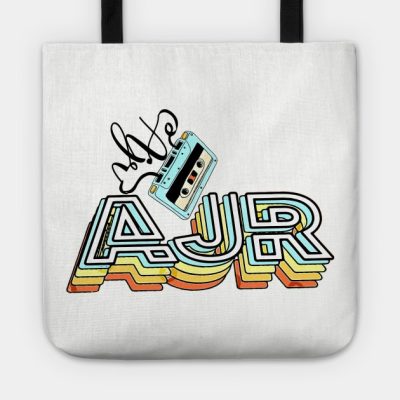 Ajr Retro Typography Tote Official Ajr Band Store