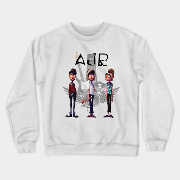 Ajr Music Band Crewneck Sweatshirt Official Ajr Band Store