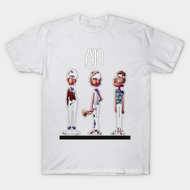 Ajr Band Graphic Shirt Ajr Members Chibi Shirt Ajr T-Shirt Official Ajr Band Store