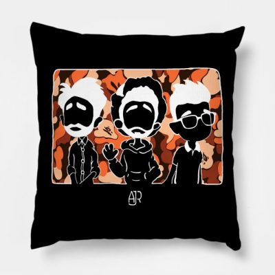 Ajr Cartoon Throw Pillow Official Ajr Band Store