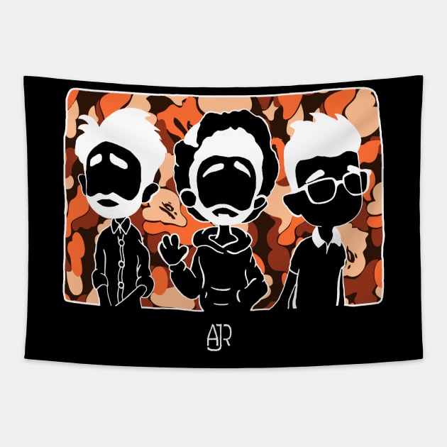 Ajr Cartoon Tapestry Official Ajr Band Store