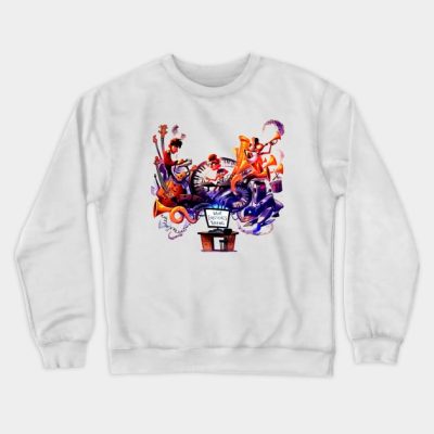 Ajr Cartoons Crewneck Sweatshirt Official Ajr Band Store