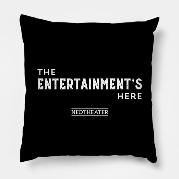 The Entertainments Here Throw Pillow Official Ajr Band Store