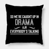 Drama Throw Pillow Official Ajr Band Store
