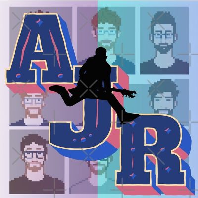 Ajr Pixel Art Tote Bag Official Ajr Band Store