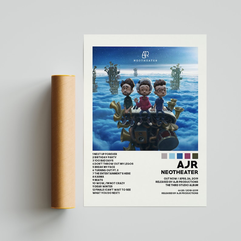 Ajr Band Neotheater Album Poster