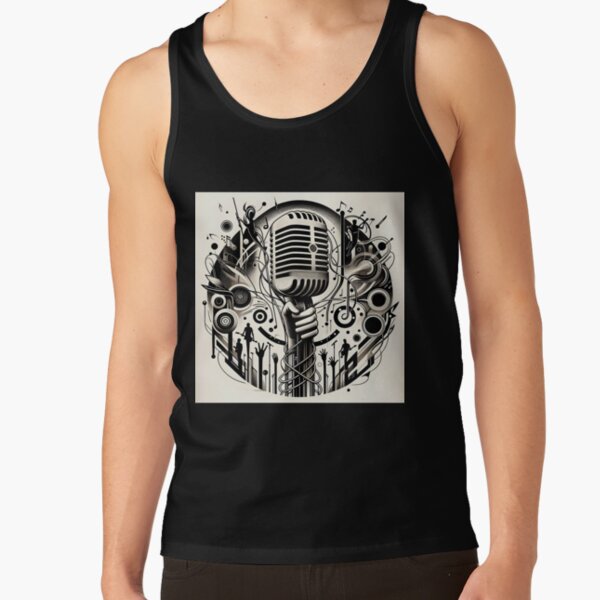 Microphone Tank Top Official Ajr Band Store
