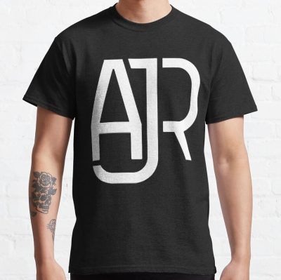 Ajr White Logo Classic T Shirt T-Shirt Official Ajr Band Store