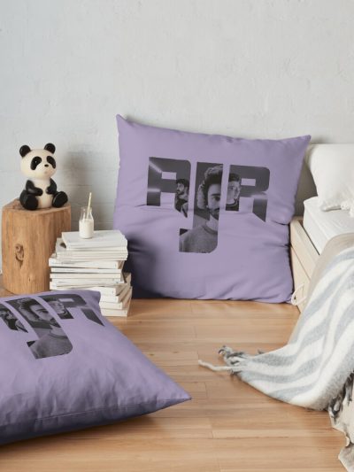 Ajr In Black And White Throw Pillow Official Ajr Band Store