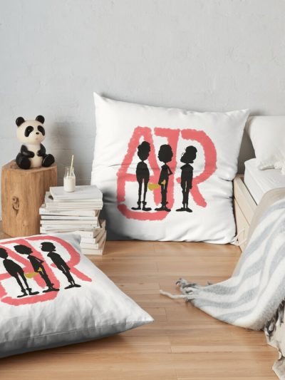 Ajr Band Members Throw Pillow Official Ajr Band Store