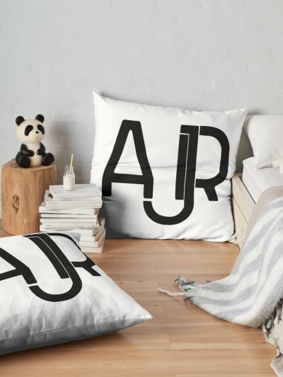 Ajr Logo Throw Pillow Official Ajr Band Store