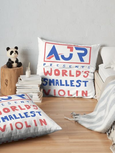 Ajr 90S Nostalgia: Dive Into The Beat Of Ajr'S Neotheater Era With Exclusive Store! Throw Pillow Official Ajr Band Store