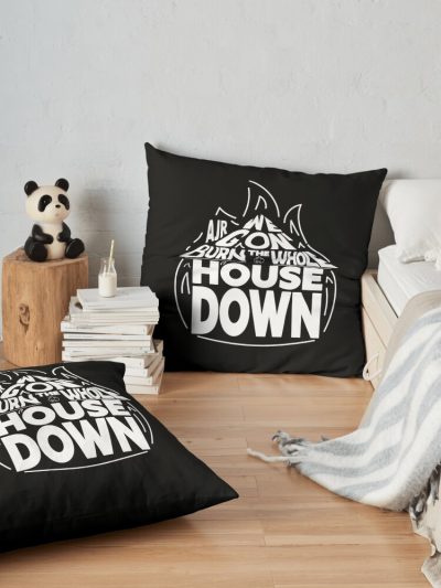Burn The House Down Ajr Throw Pillow Official Ajr Band Merch