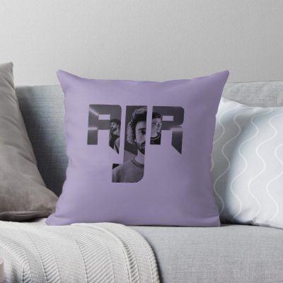Ajr In Black And White Throw Pillow Official Ajr Band Store