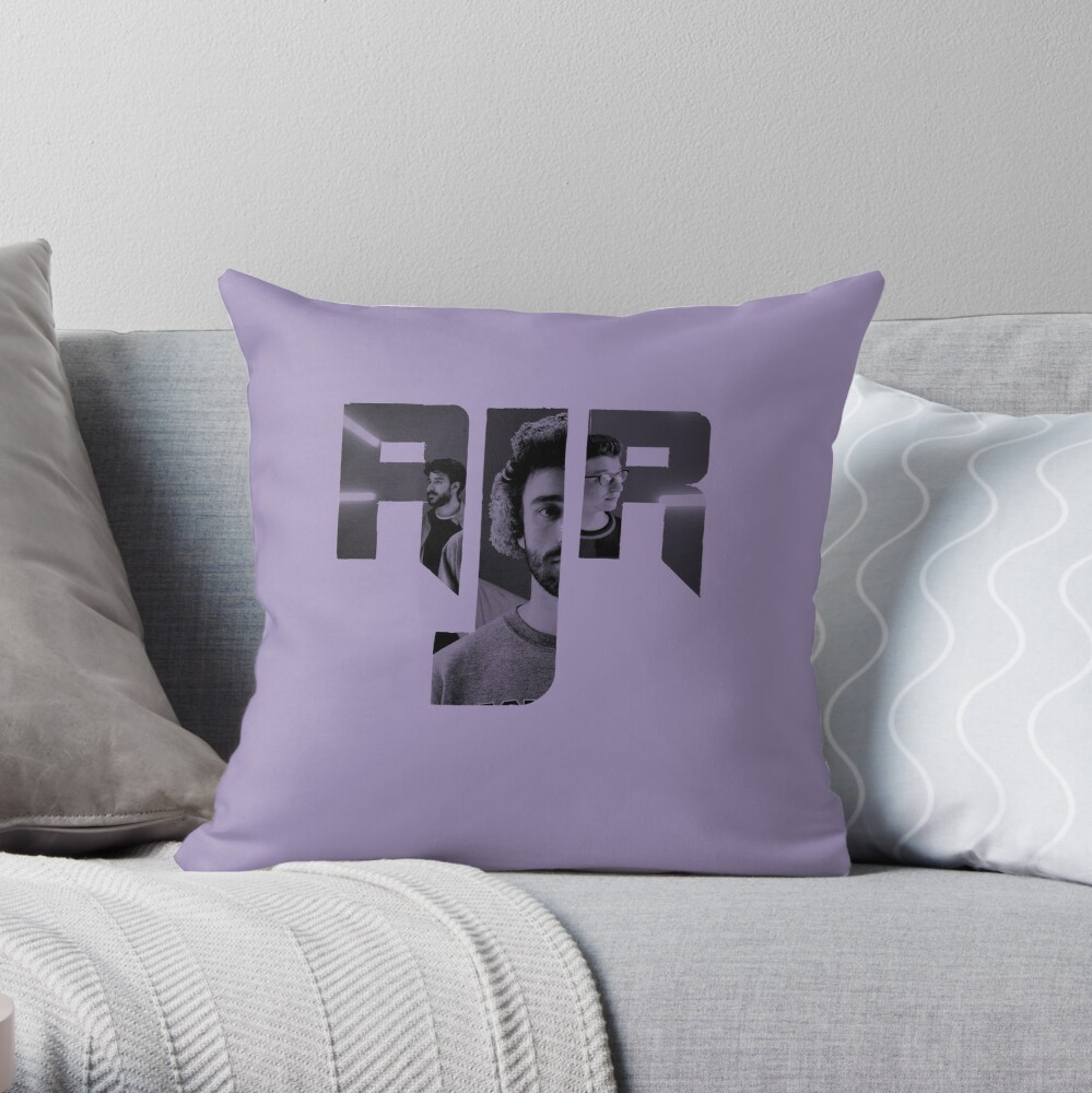 Ajr In Black And White Throw Pillow Official Ajr Band Store