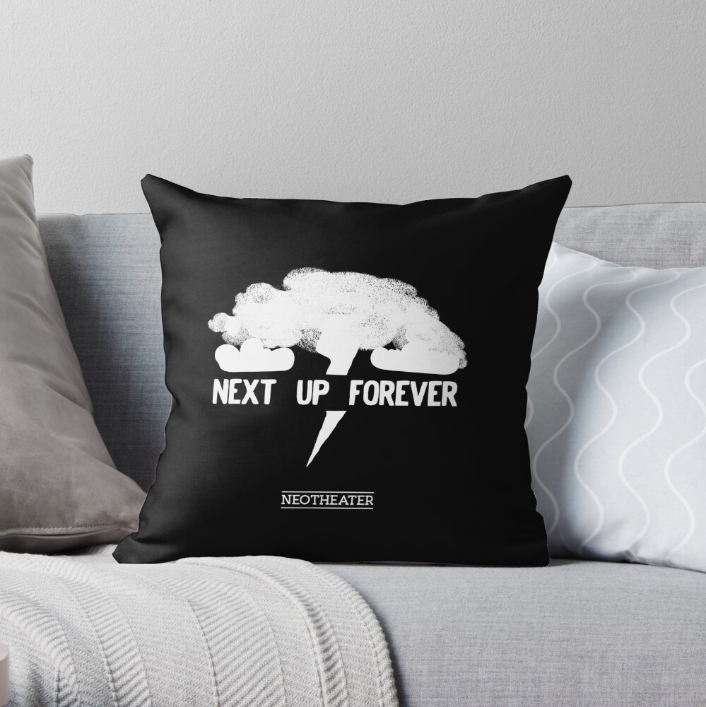Next Up Forever Lightning Throw Pillow Official Ajr Band Store