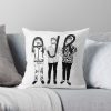 Ajr Band Black Outline Throw Pillow Official Ajr Band Store