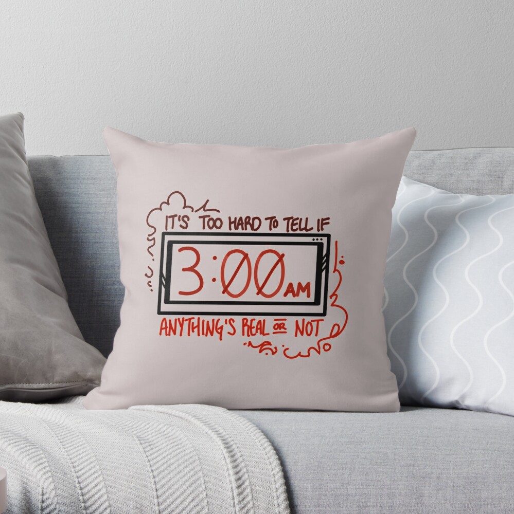 Three Throw Pillow Official Ajr Band Store
