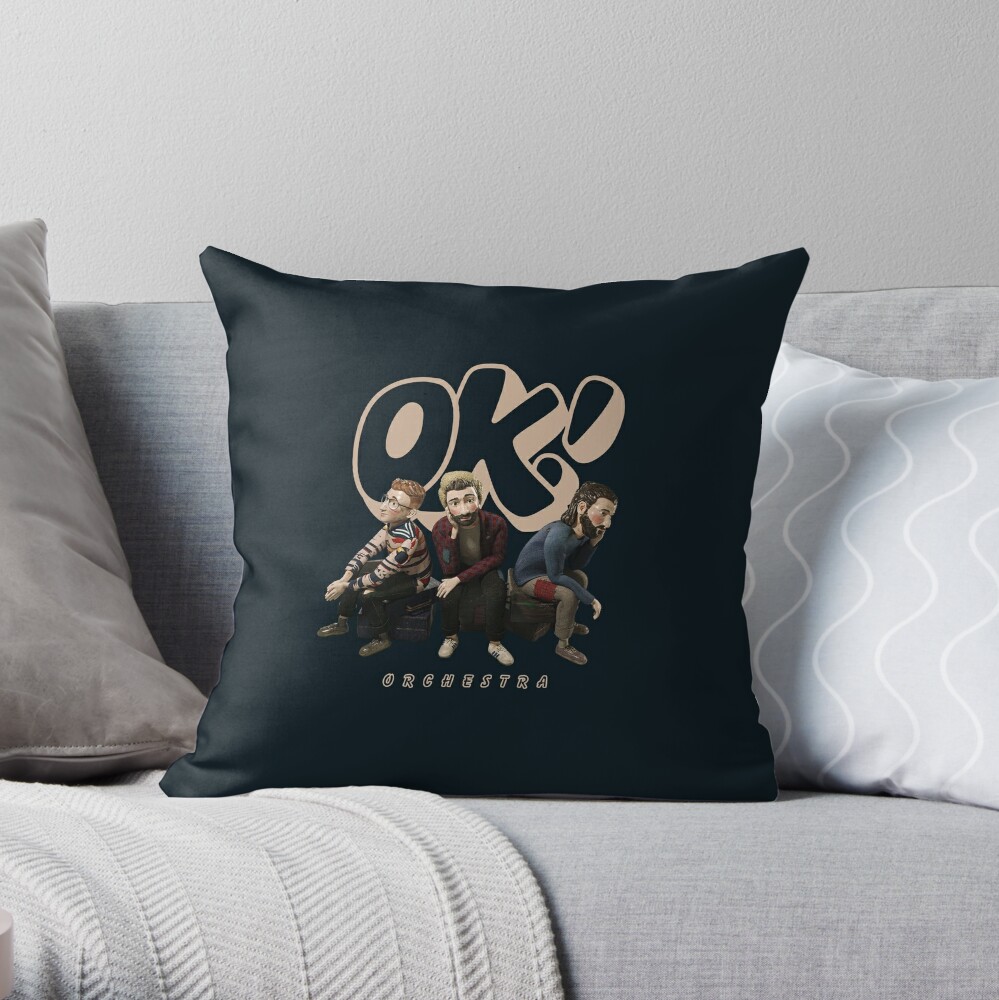 Ok Orchestra Throw Pillow Official Ajr Band Store