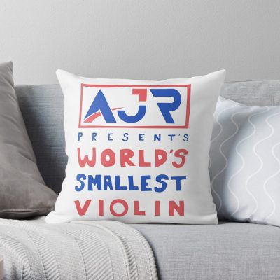 Ajr 90S Nostalgia: Dive Into The Beat Of Ajr'S Neotheater Era With Exclusive Store! Throw Pillow Official Ajr Band Store
