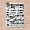 Ajr Band Black Outline Throw Blanket Official Ajr Band Store