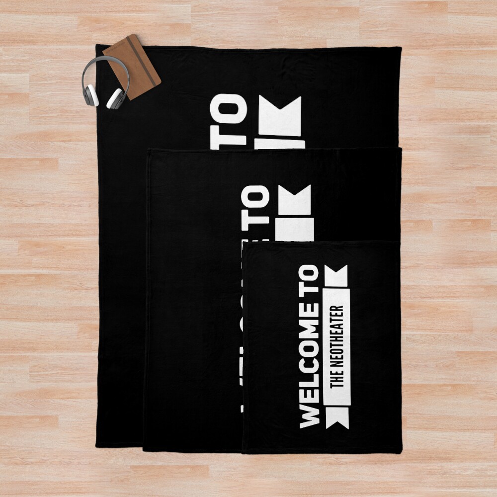 Welcome To The Neotheater Throw Blanket Official Ajr Band Store