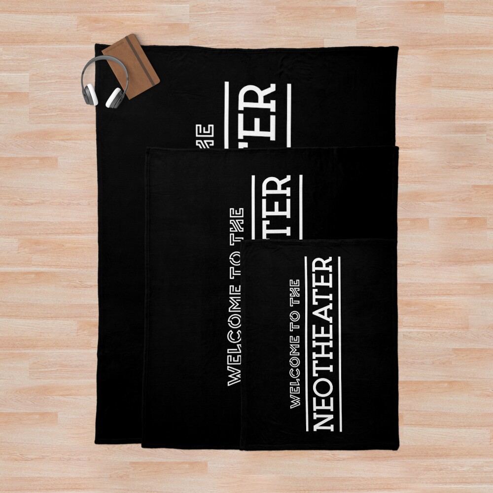 Welcome To The Neotheater Throw Blanket Official Ajr Band Store