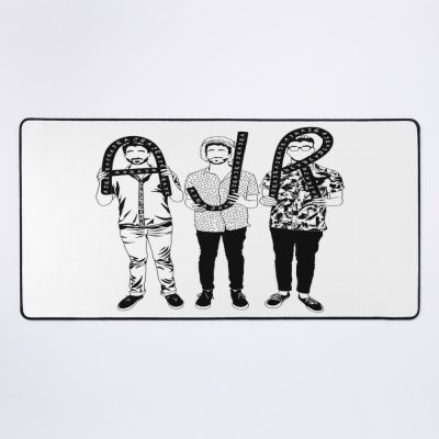 Ajr Band Black Outline Mouse Pad Official Ajr Band Store