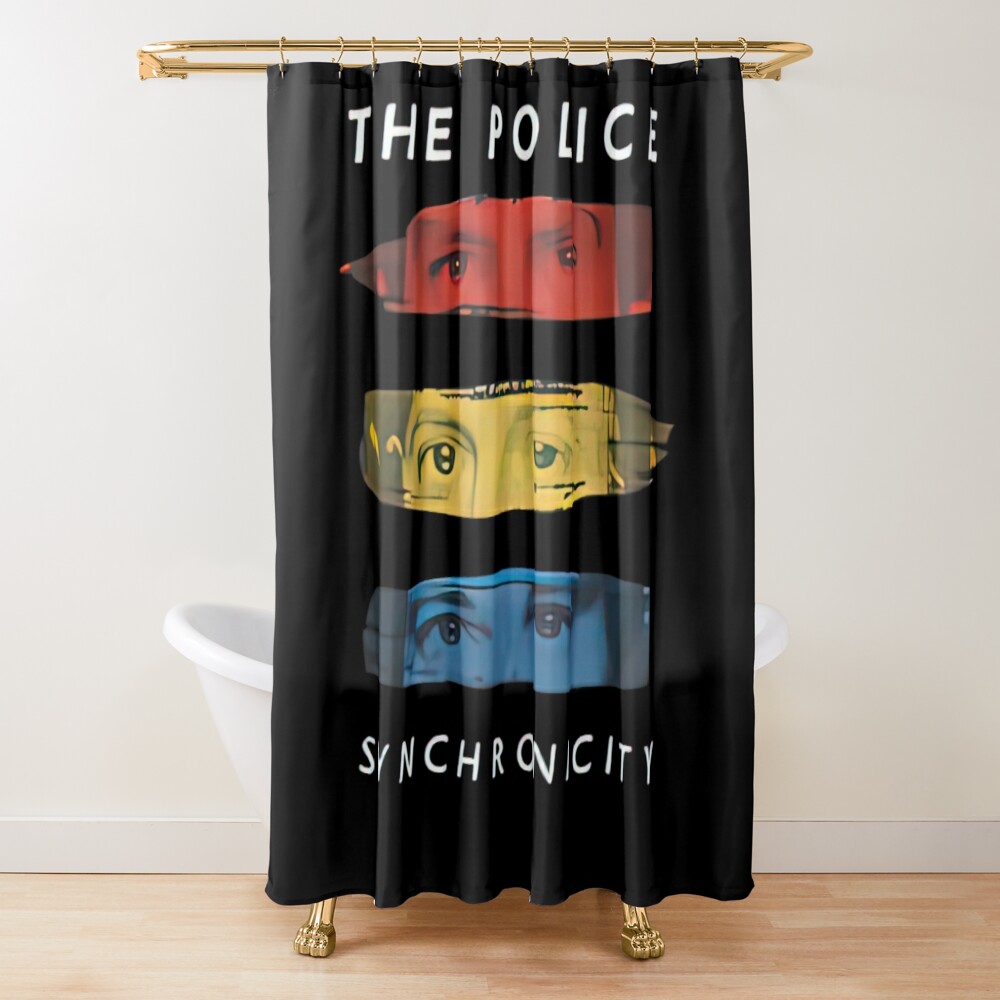 3English Rock Band Shower Curtain Official Ajr Band Store