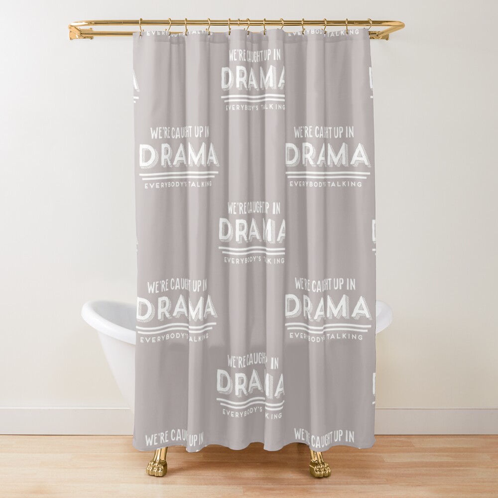 We_Re Caught Shower Curtain Official Ajr Band Store