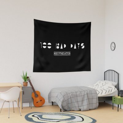 100 Bad Days Shape Logo Tapestry Official Ajr Band Store